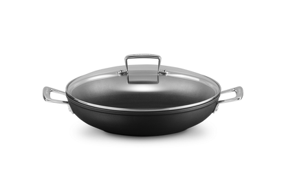 Toughened Non-Stick Shallow Casserole with Glass Lid