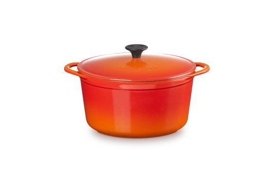 Cast Iron Cousances Round Casserole