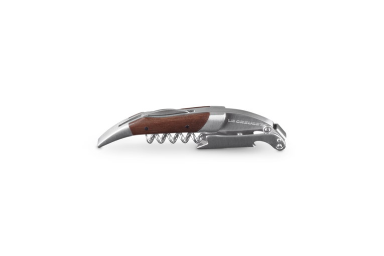 Premium Waiter's Corkscrew with Black Walnut Wood Handle